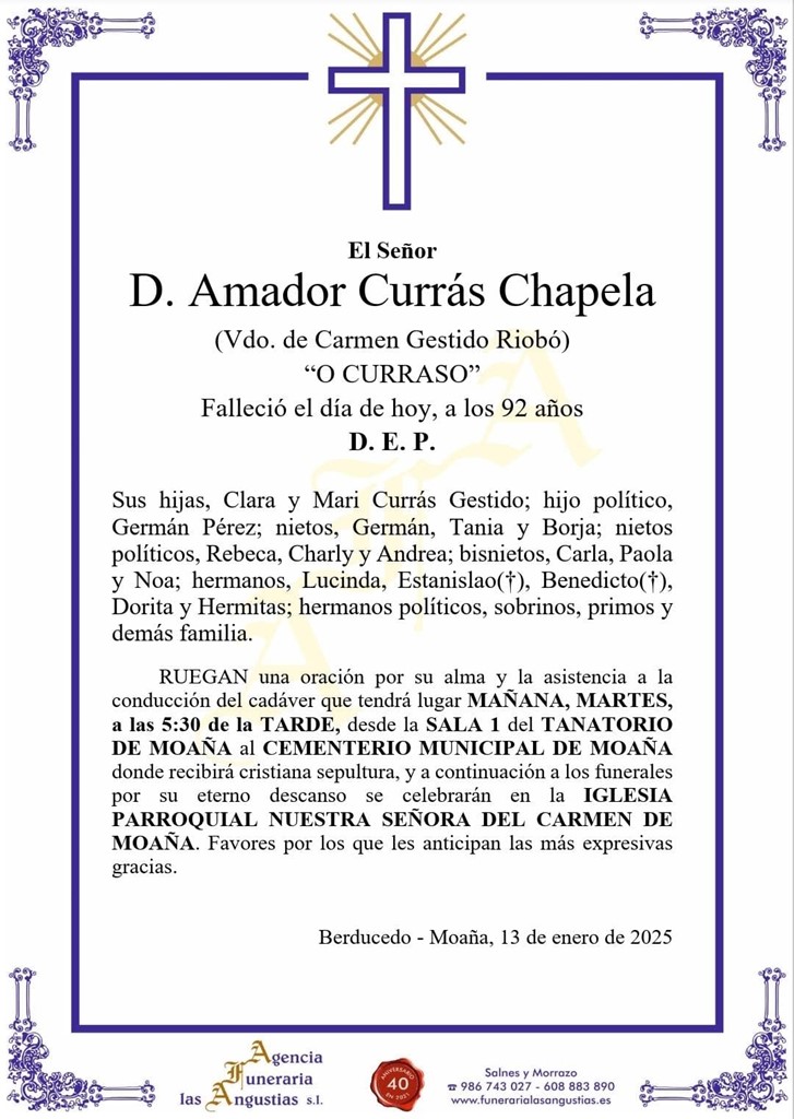 D. AMADOR CURRÁS CHAPELA