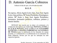 D. ANTONIO GARCÍA COBREROS