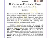 D. CASIMIRO FERNÁNDEZ HOYO