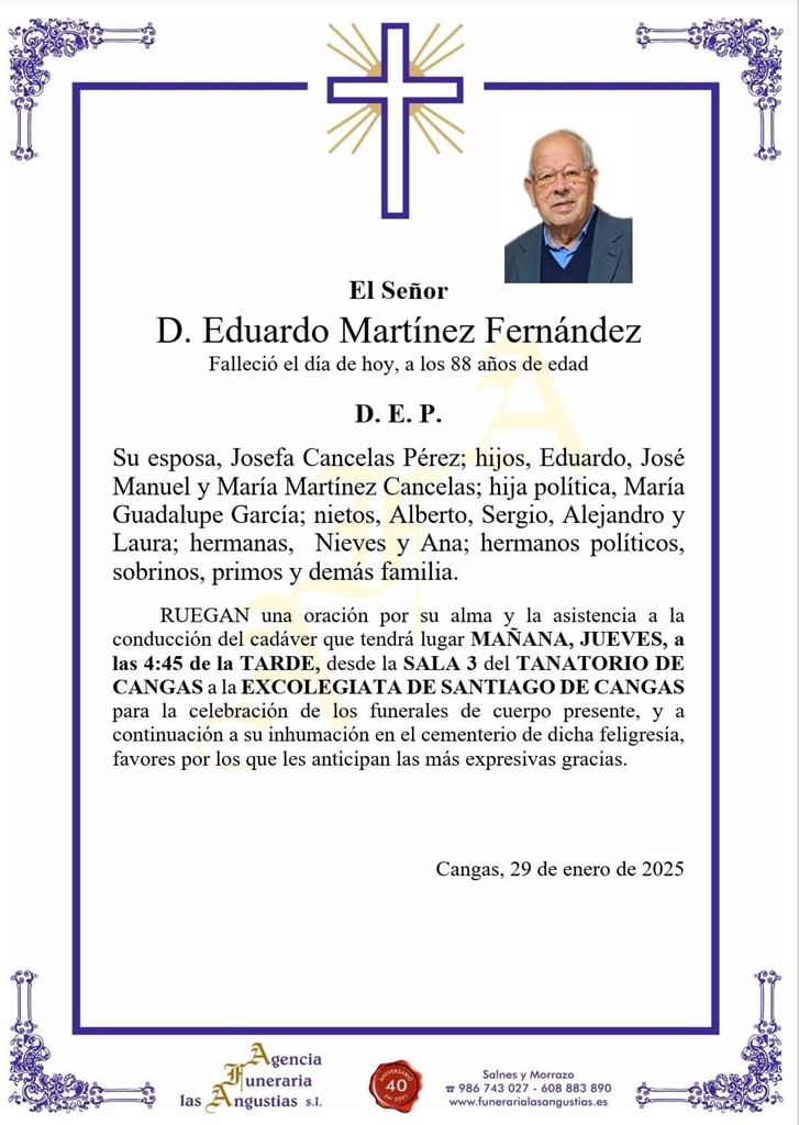 D. EDUARDO MARTÍNEZ FERNÁNDEZ