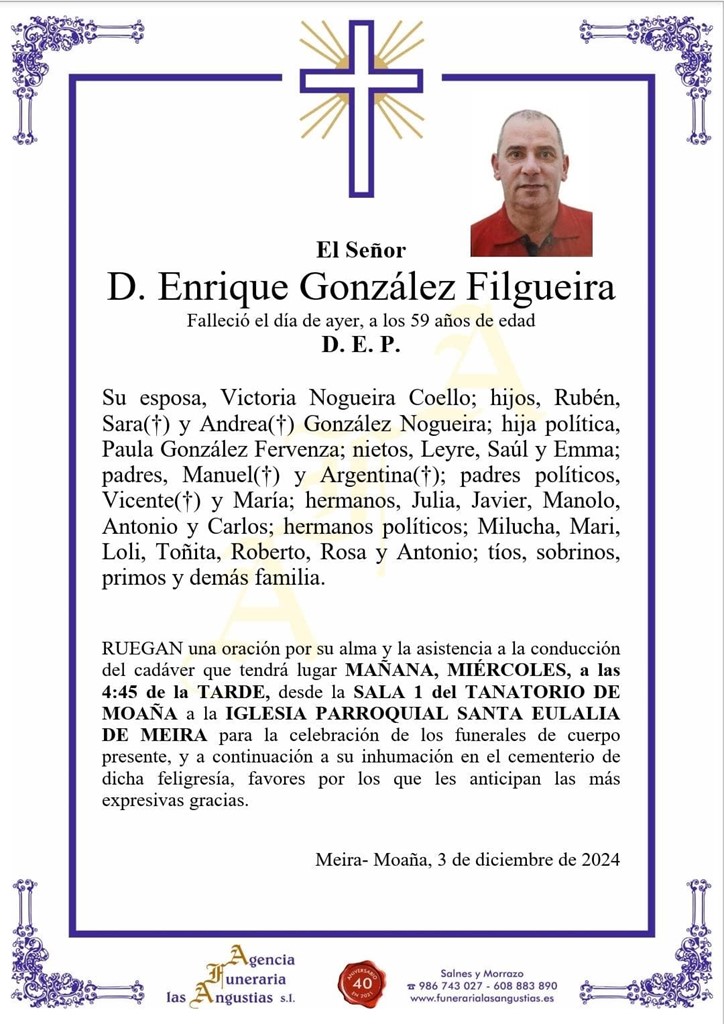 D. ENRIQUE GONZÁLEZ FILGUEIRA