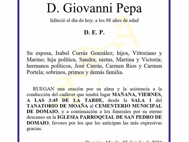 D. Giovanni Pepa