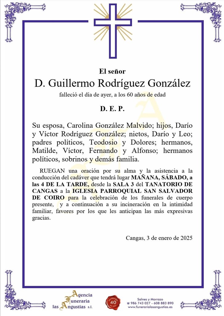 D. GUILLERMO RODRIGUEZ GONZÁLEZ