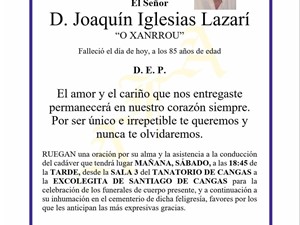D. Joaquín Iglesias Lazarí