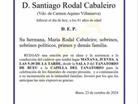 D. SANTIAGO RODAL CABALEIRO