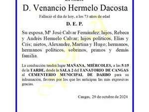 D. Venancio Hermelo Dacosta