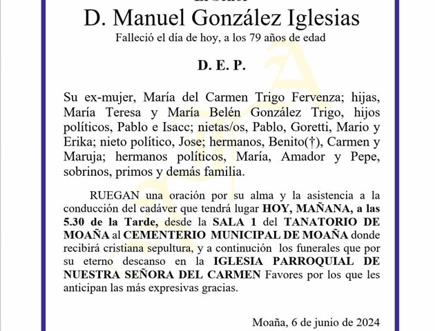 MANUEL GONZÁLEZ IGLESIAS